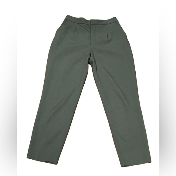 Zara Pants - Zara Pleated Front Trouser Size Small in Sage Green